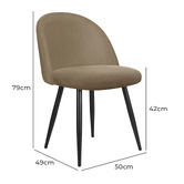 Hoxton Room Melrose Corduroy Dining Chairs