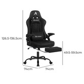 Hoxton Room Klain Gaming &amp; Massage Chair with Footrest