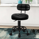 Hoxton Room Lora Faux Leather Salon Stool