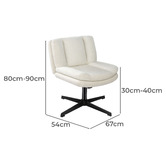 Hoxton Room Portham Boucle Office Chair