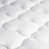 Hoxton Room Plush White Overfilled Mattress Topper