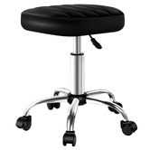 Hoxton Room Raisa Faux Leather Office Stool