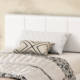 Hoxton Room White Hudson Faux Leather Gas Lift Storage Bed