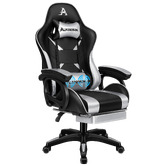 Hoxton Room Kostis Gaming Massage Office Chair with Footrest