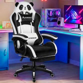 Hoxton Room Kostis Gaming Massage Office Chair with Footrest