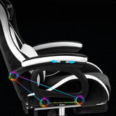 Hoxton Room Kostis Gaming Massage Office Chair with Footrest