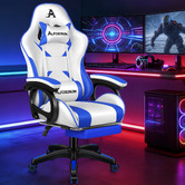 Hoxton Room Kostis Gaming Massage Office Chair with Footrest