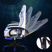 Hoxton Room Kostis Gaming Massage Office Chair with Footrest