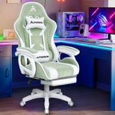 Hoxton Room Kostis Gaming Massage Office Chair with Footrest