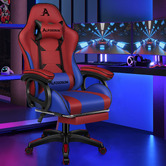 Hoxton Room Kostis Gaming Massage Office Chair with Footrest