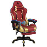 Hoxton Room Kostis Gaming Massage Office Chair with Footrest