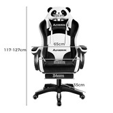 Hoxton Room Kostis Gaming Massage Office Chair with Footrest