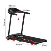 Hoxton Room Tyrannize Foldable Electric Treadmill