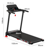 Hoxton Room Strivon Foldable Electric Treadmill