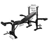 Hoxton Room Argus 8-in-1 Weight Bench