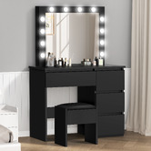 Hoxton Room 2 Piece Vehsa Dressing Table &amp; Stool Set