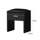 Hoxton Room 2 Piece Vehsa Dressing Table &amp; Stool Set