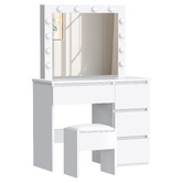 Hoxton Room 2 Piece Vehsa Dressing Table &amp; Stool Set