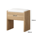Hoxton Room 2 Piece Ashly Dressing Table &amp; Stool Set