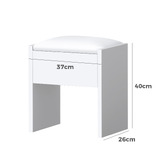Hoxton Room 2 Piece Vehsa Dressing Table &amp; Stool Set