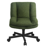 Hoxton Room Portham Boucle Office Chair with Castors