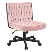 Hoxton Room Eliska Boucle Swivel Home Office Chair