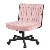 Hoxton Room Eliska Boucle Swivel Home Office Chair