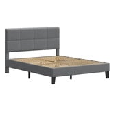 Hoxton Room Grey Cassandra Upholstered Bed