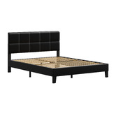 Hoxton Room Black Cassandra Faux Leather Bed Frame
