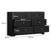 Hoxton Room Willow 6 Drawer Chest