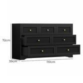 Hoxton Room Willow 7 Drawer Chest