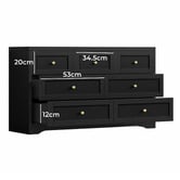 Hoxton Room Willow 7 Drawer Chest