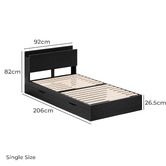 Hoxton Room Camilla Bed Frame with Charging Station &amp; Drawers
