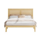 Hoxton Room Diaz Rattan Platform Bed