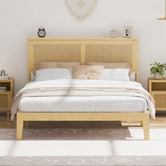 Hoxton Room Diaz Rattan Platform Bed