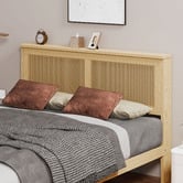 Hoxton Room Diaz Rattan Platform Bed