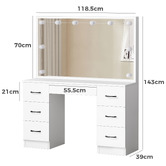 Hoxton Room 2 Piece Asse Dressing Table &amp; Stool Set
