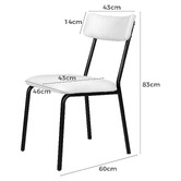 Hoxton Room Sierra Teddy Velvet Dining Chairs