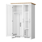 Hoxton Room Layton 3 Door Wardrobe