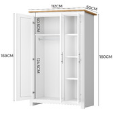 Hoxton Room Layton 3 Door Wardrobe