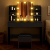 Hoxton Room 2 Piece Taimi Dressing Table &amp; Stool Set