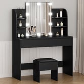 Hoxton Room 2 Piece Taimi Dressing Table &amp; Stool Set