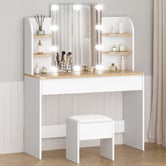 Hoxton Room 2 Piece Taimi Dressing Table &amp; Stool Set