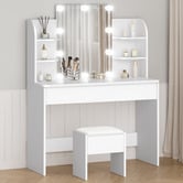 Hoxton Room 2 Piece Taimi Dressing Table &amp; Stool Set