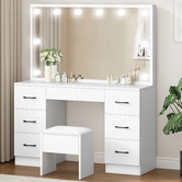 Hoxton Room 2 Piece Asse Dressing Table &amp; Stool Set