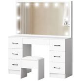 Hoxton Room 2 Piece Asse Dressing Table &amp; Stool Set