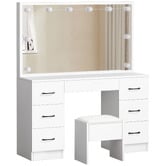 Hoxton Room 2 Piece Asse Dressing Table &amp; Stool Set