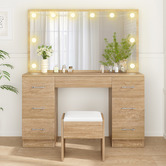 Hoxton Room 2 Piece Asse Dressing Table &amp; Stool Set