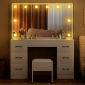 Hoxton Room 2 Piece Asse Dressing Table &amp; Stool Set