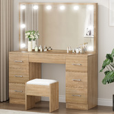 Hoxton Room 2 Piece Asse Dressing Table &amp; Stool Set